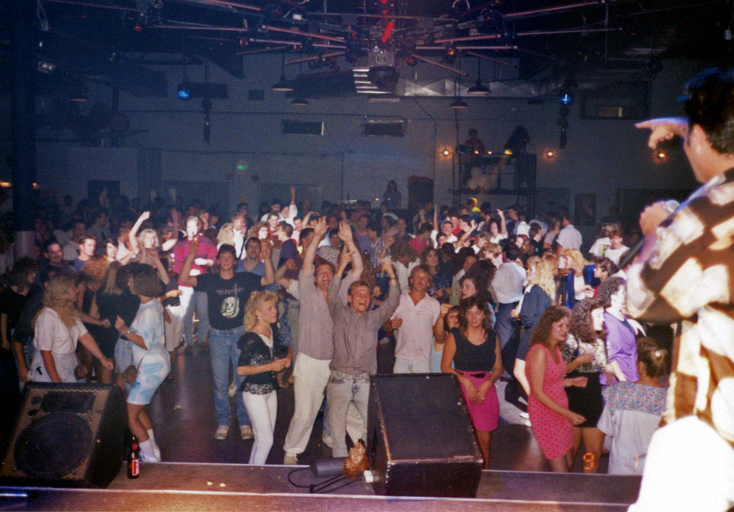 crowd loving it